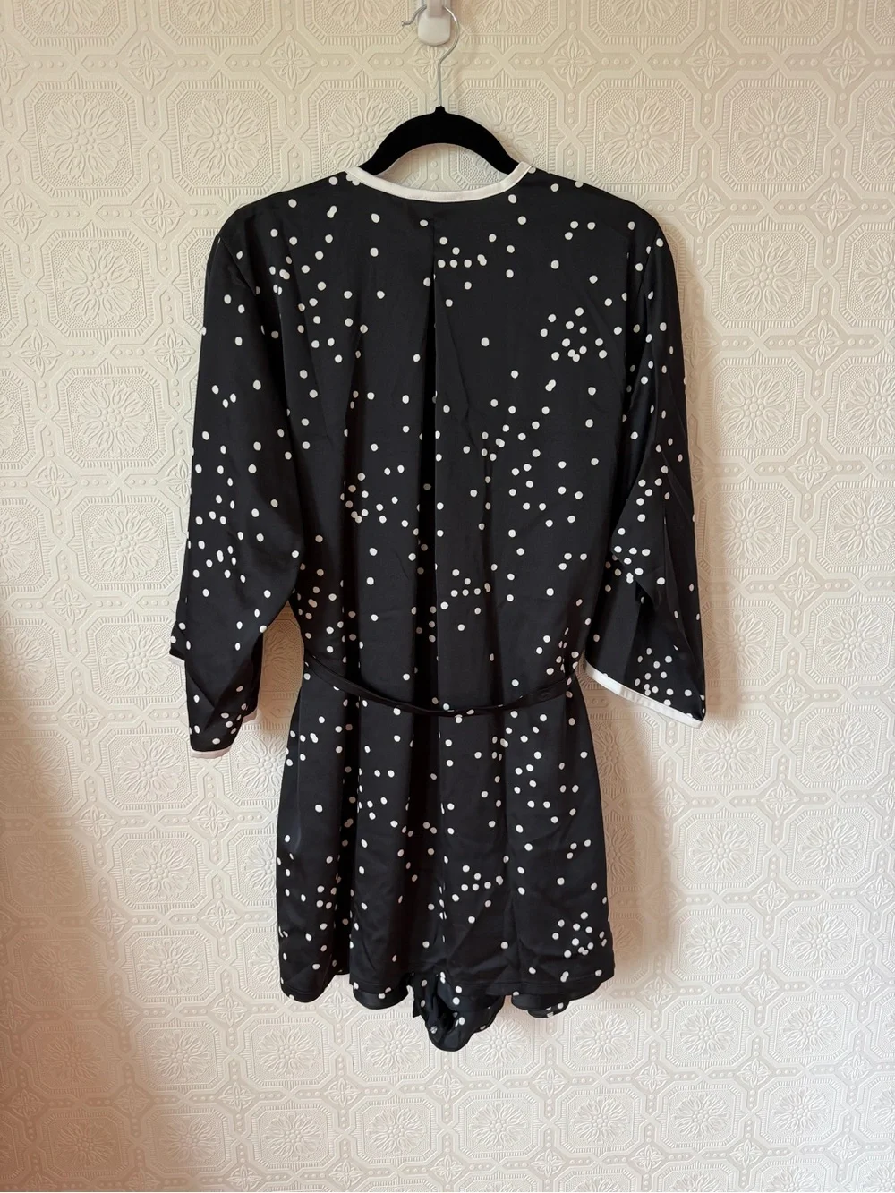 Kate Spade New York polka dot bathrobe & romper Size XL